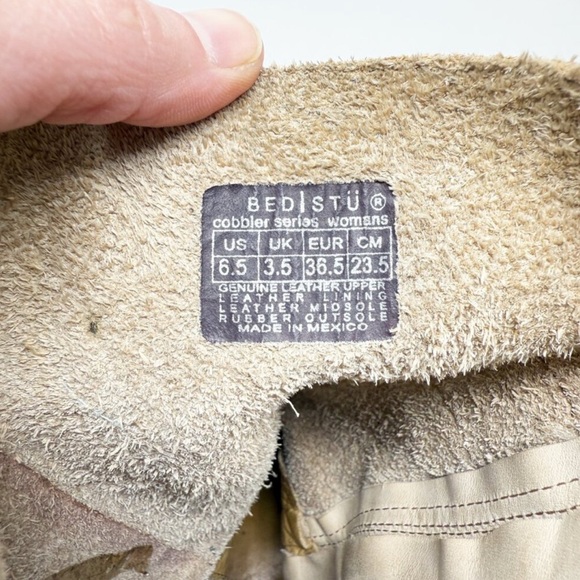 Bed Stu Brown Leather Engineer Boots Women's US Size 6.5 Made in Mexico Mid-Calf - Picture 8 of 8